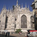 Duomo Milano - Dom von Mailand - Seitenansicht