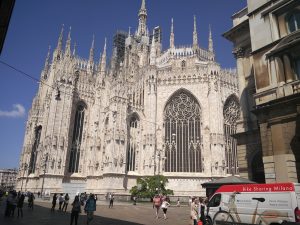 Duomo Milano - Dom von Mailand - Seitenansicht