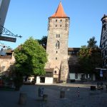 Blick auf das Tiergärtnertor aus der Burgstraße