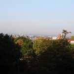 Blick über den Südwesten Nürnberg - aus dem Burggarten