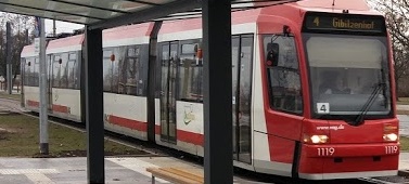 Am Wegfeld: Straßenbahnlinie 4